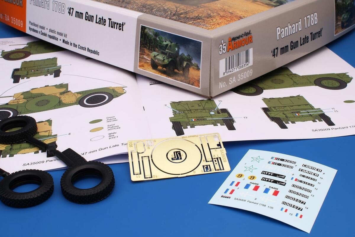 Special Armor 35009 Panhard 178B &amp;#39;47 mm Gun Late Turret&amp;#39; 1/35 – image 12