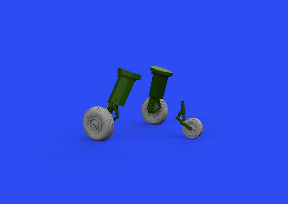 Eduard 648679 Z-126/226 Trainer wheels EDUARD 1/48 – Bild 2