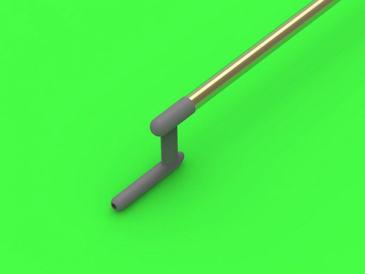 Master AM-48-157 American WWII Pitot Tube - Type "L" (1 pc.) - used mainly on export versions of American aircraft - P-35, P-36, P-40, T-6, B-339 and others 1/48