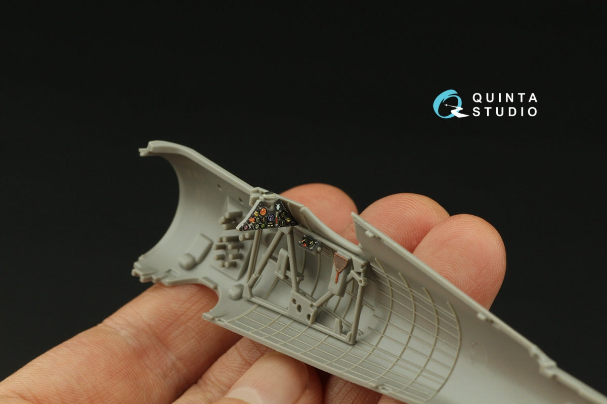 Quinta Studio QD48335 PZL P.11c 3D-Printed &amp;amp; colored Interior on decal paper (Arma Hobby) 1/48 – image 5