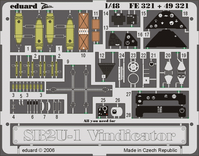 Eduard BIG4862 B-25G 1/48 ACCURATE MINIATURES – imagen 5