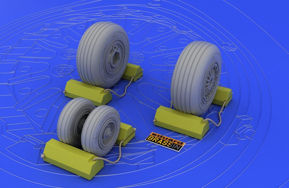 Eduard 632005 F-4C/ D/E/ F/G wheels 1/32 (Tamiya) – image 2