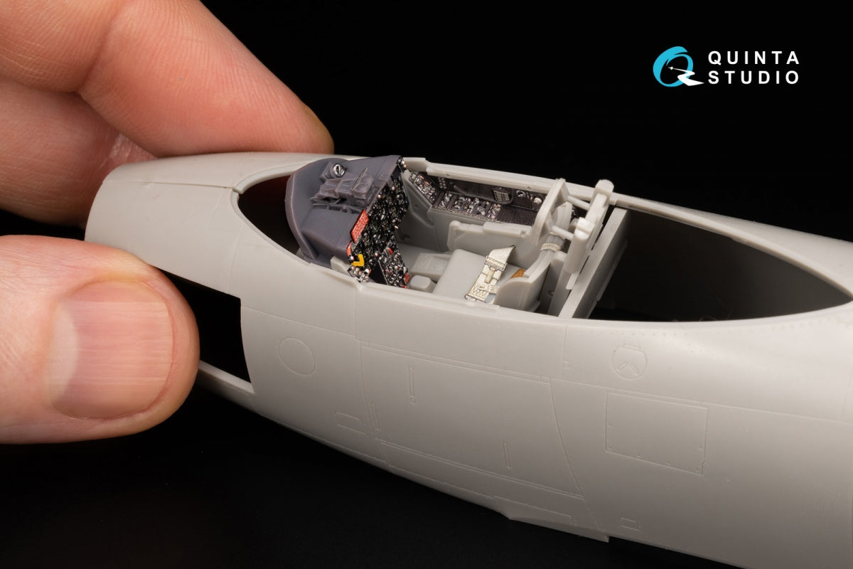 Quinta Studio QD+48531 F-86A Saber 3D-Printed &amp;amp; colored Interior on decal paper (Clear Prop) (with 3D-printed resin parts) 1/48 – image 12