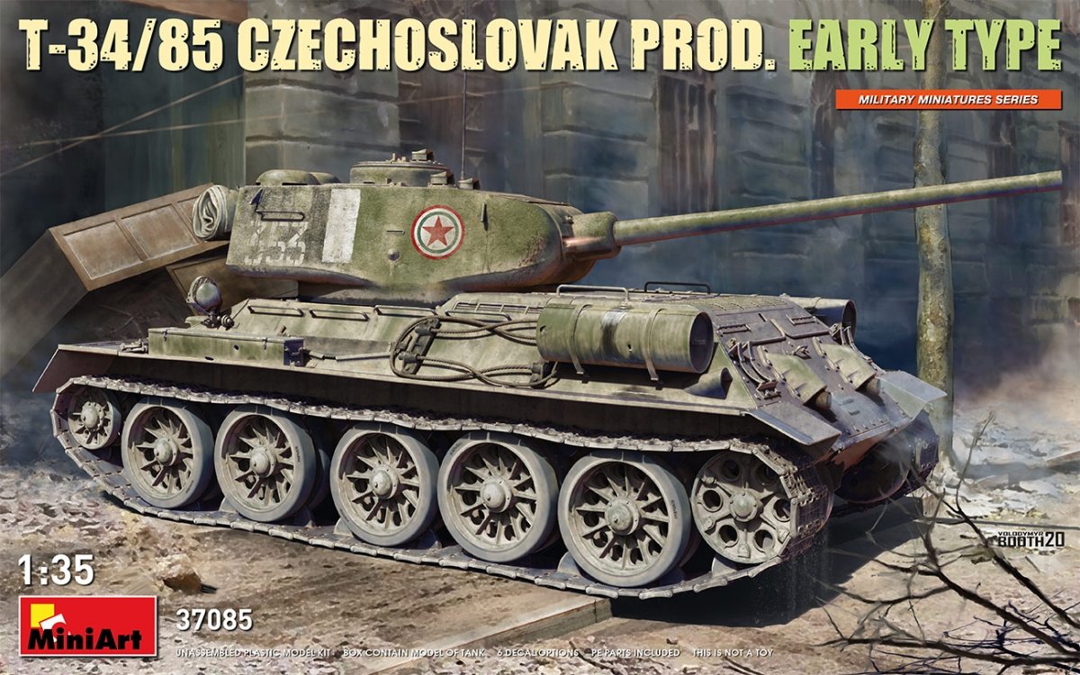 MiniArt 37085 T-34/85 TCHÉCOSLOVAQUE FABRIQUÉ PAR EARLY TYPE 1/35