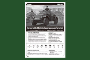 Hobby Boss 83817 German Sd.Kfz.223 Leichter Panzerspahwagen (1st Series) (1/35) – Bild 3