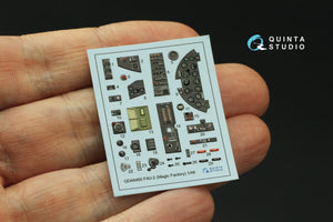 Quinta Studio QD48460 F4U-2 Corsair 3D-Printed coloured Interior on decal paper (Magic Factory) 1/48 – zdjęcie 3