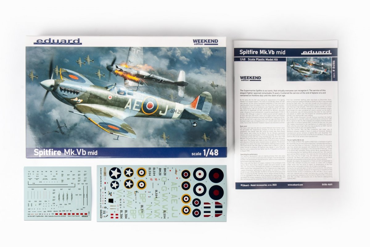 Eduard 84186 Spitfire Mk. Vb mid 1/48 – immagine 2