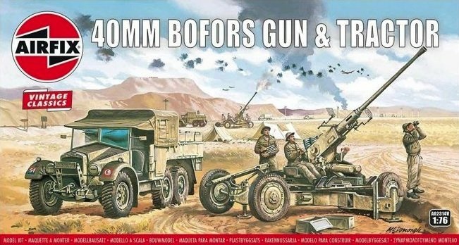 Airfix 02314V Bofors Gun &amp; Tractor 1/76