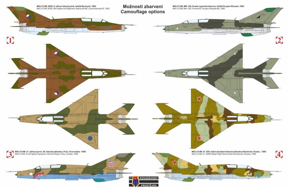 Kovozavody Prostejov KPM0132 MiG-21UM &amp;quot;Mongol B&amp;quot; 1/72 – image 2