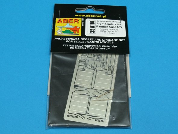 Aber 35A110 Front fenders for german medium tank Panther Ausf.A/D 1/35 – image 3