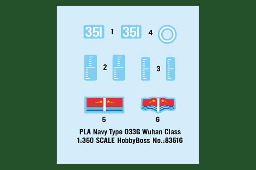Hobby Boss 83516 PLA Navy Type 033G Wuhan Class 1/350 – Bild 3