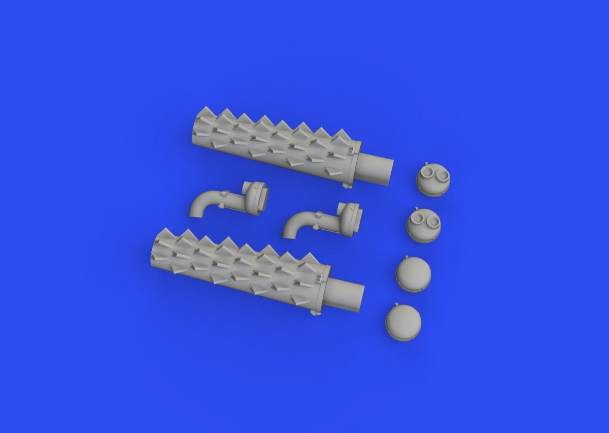 Eduard 648762 Beaufighter exhausts PRINT TAMIYA 1/48 – image 2