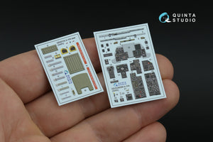 Quinta Studio QD48586 A-10A Warthog 3D-Printed &amp;amp; colored Interior on decal paper (GWH) 1/48 – obrázek 2