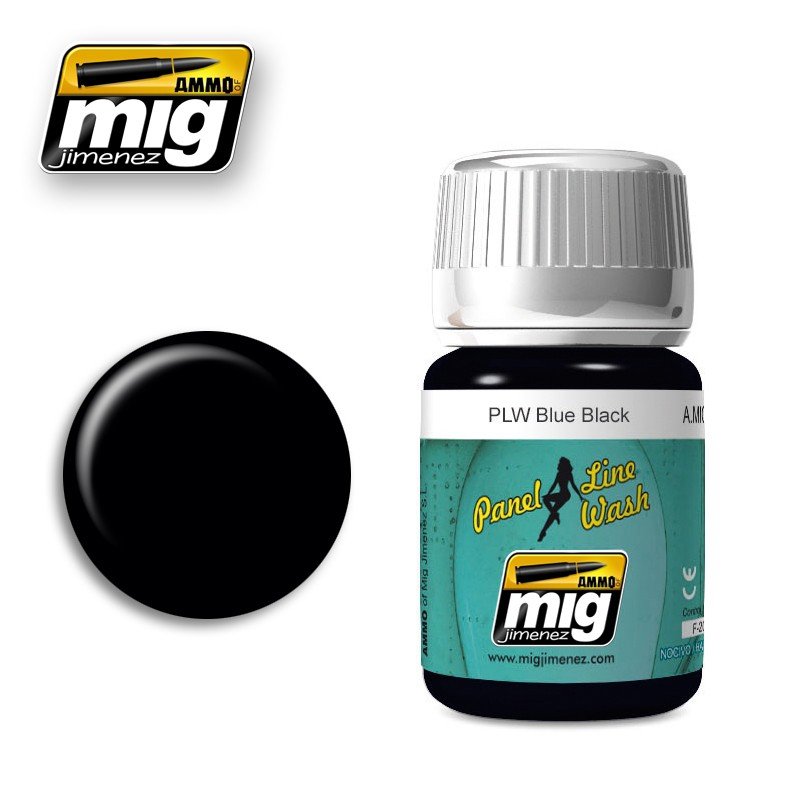 AMMO of Mig Jimenez 1617 PLW BLUE BLACK 35ml