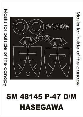 Montex SM48145 P-47D/M HASEGAWA