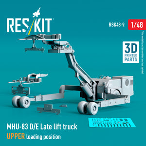 RESKIT RSK48-0009 MHU-83 D/E Late lift truck UPPER loading position (3D Printed model kit) 1/48 – image 3