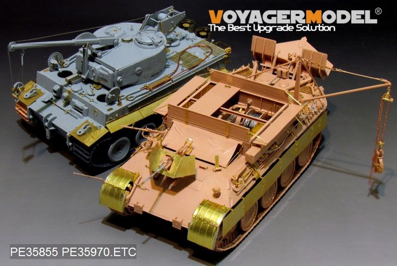 Voyager Model PE35970 WWII German Bergepanther Ausf.A (Late type,Panther G tool holders) Basic For MENG SS-015 1/35 – zdjęcie 21