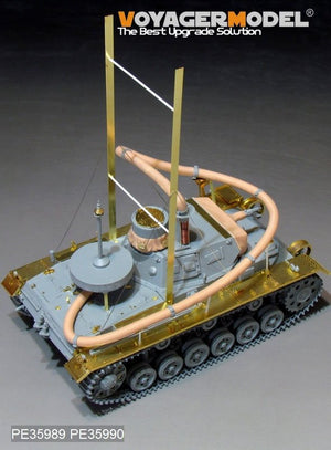 Voyager Model PE35989 WWII German Pz.KPfw.III (T)Ausf.F &amp;quot;Operation Seelowe&amp;quot; Basic For DRAGON 6877/6717 1/35 – obrázek 6