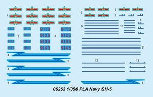 Trumpeter 06263 PLA Navy SH-5 1/350 – obrázek 4