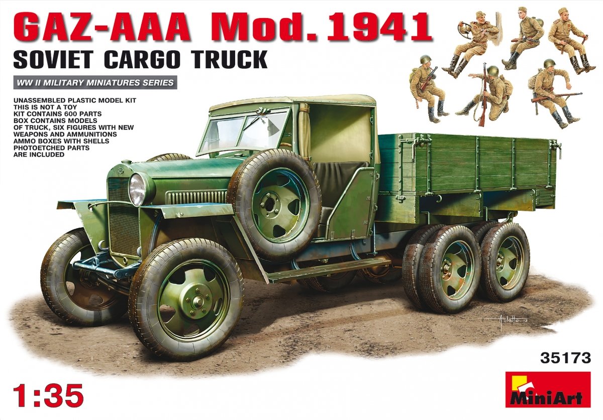MiniArt 35173 GAZ-AAA Mod. 1941. SOVIET CARGO TRUCK 1/35