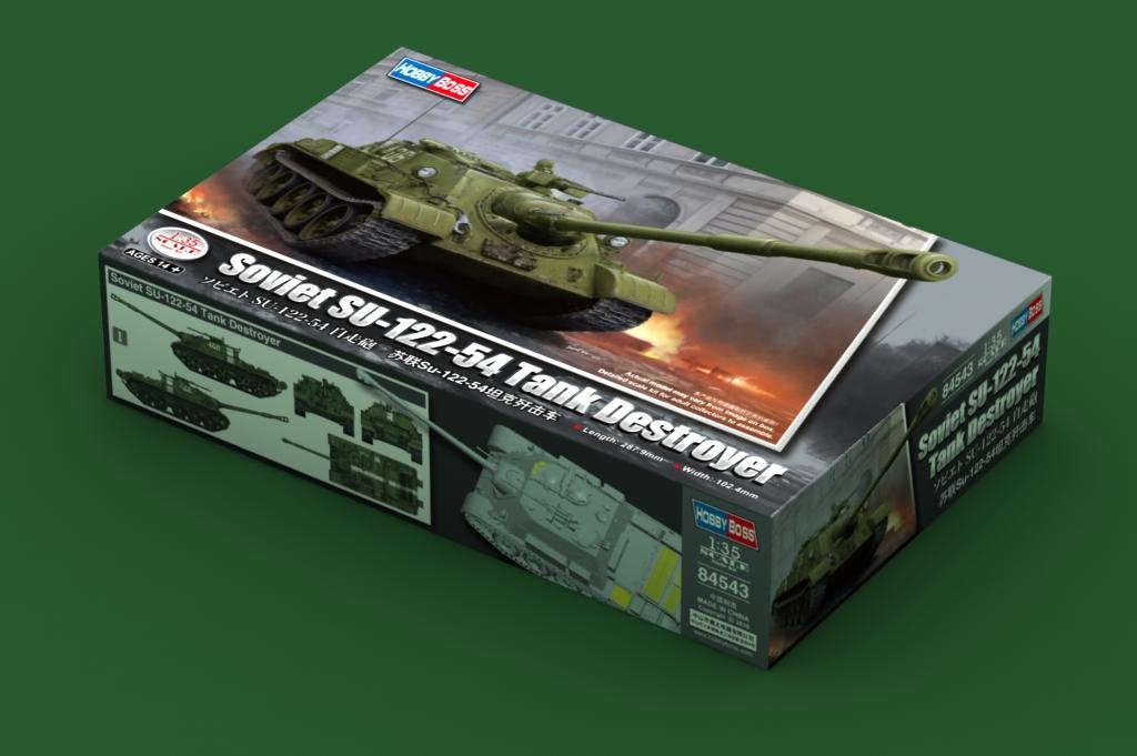 Hobby Boss 84543 Soviet SU-122-54 Tank Destroyer 1/35 – image 2