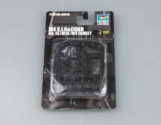 Trumpeter 00510 American machine gun AR-15/M16/M4 FAMILY M4 SIR and COBR 1/35