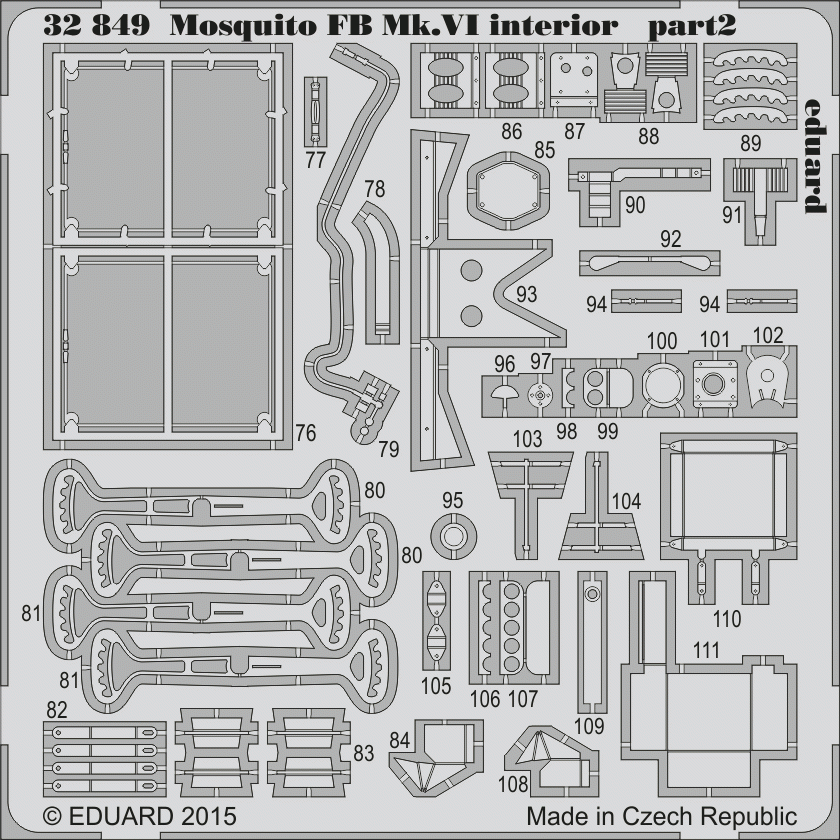 Eduard 32849 Mosquito FB Mk. VI interior – immagine 2