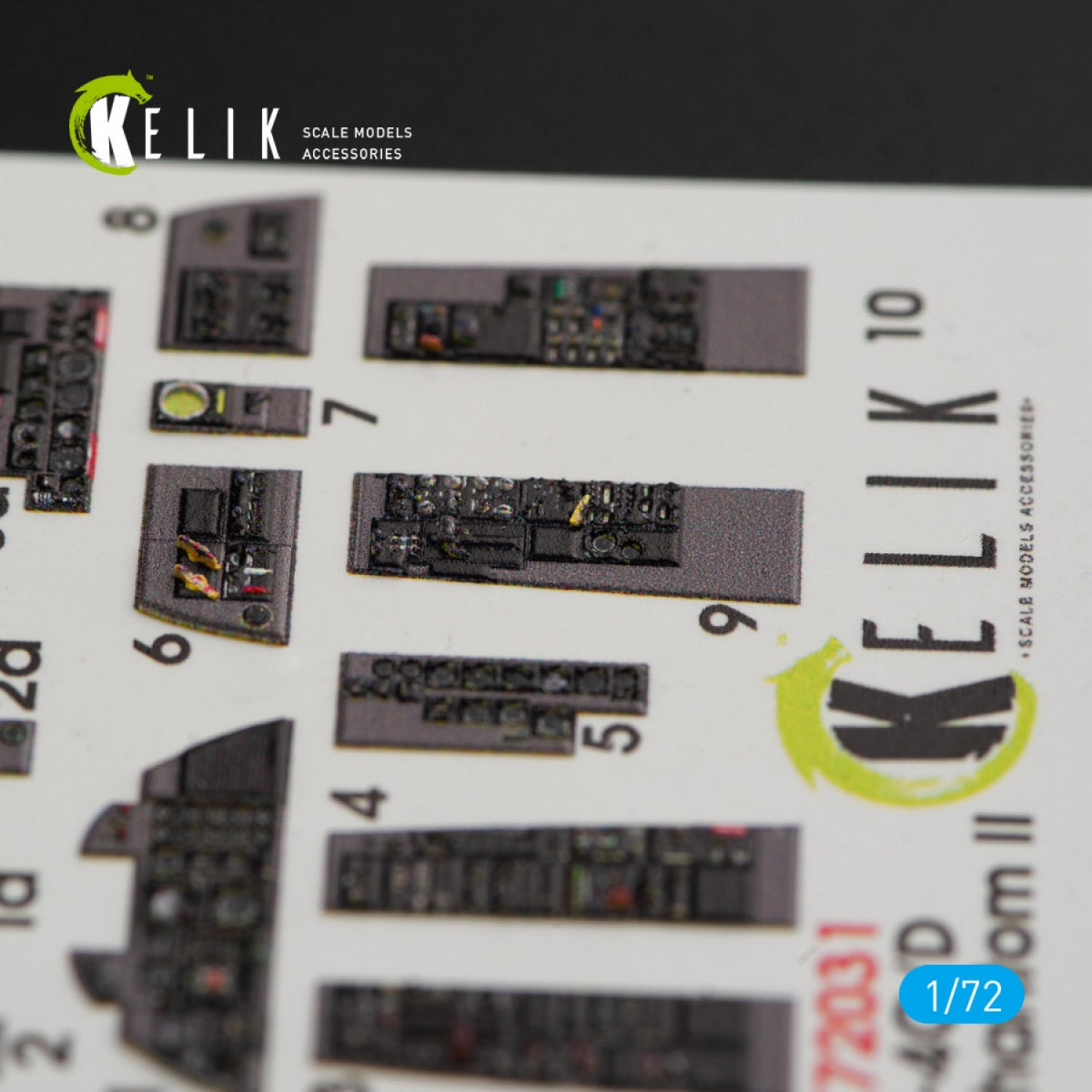 KELIK K72031 F-4(C,D) &amp;quot;PHANTOM II&amp;quot; INTERIOR 3D DECALS FOR HASEGAWA KIT 1/72 – image 4