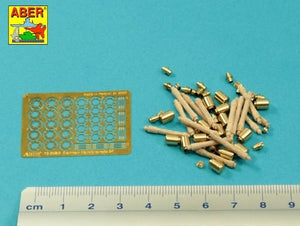 Aber 16058B Set of German hand grenades - metal and wooden parts x15 pcs 1/16