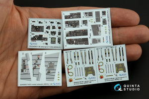 Quinta Studio QD48387 F-4E early with slatted wing 3D-Printed &amp;amp; colored Interior on decal paper (Meng) 1/48 – image 3