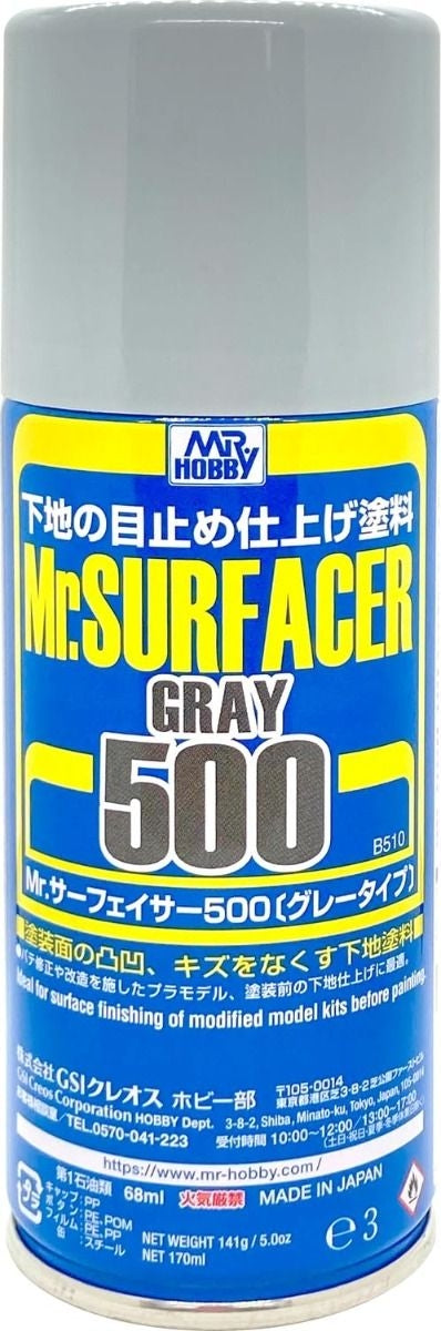 Mr.Hobby B510 Mr.Surfacer Spray Gris 500 170 ml