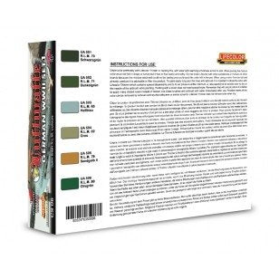 Lifecolor CS06 Acrylic paint set German Aircraft WWII Set 1 6x22ml – image 2