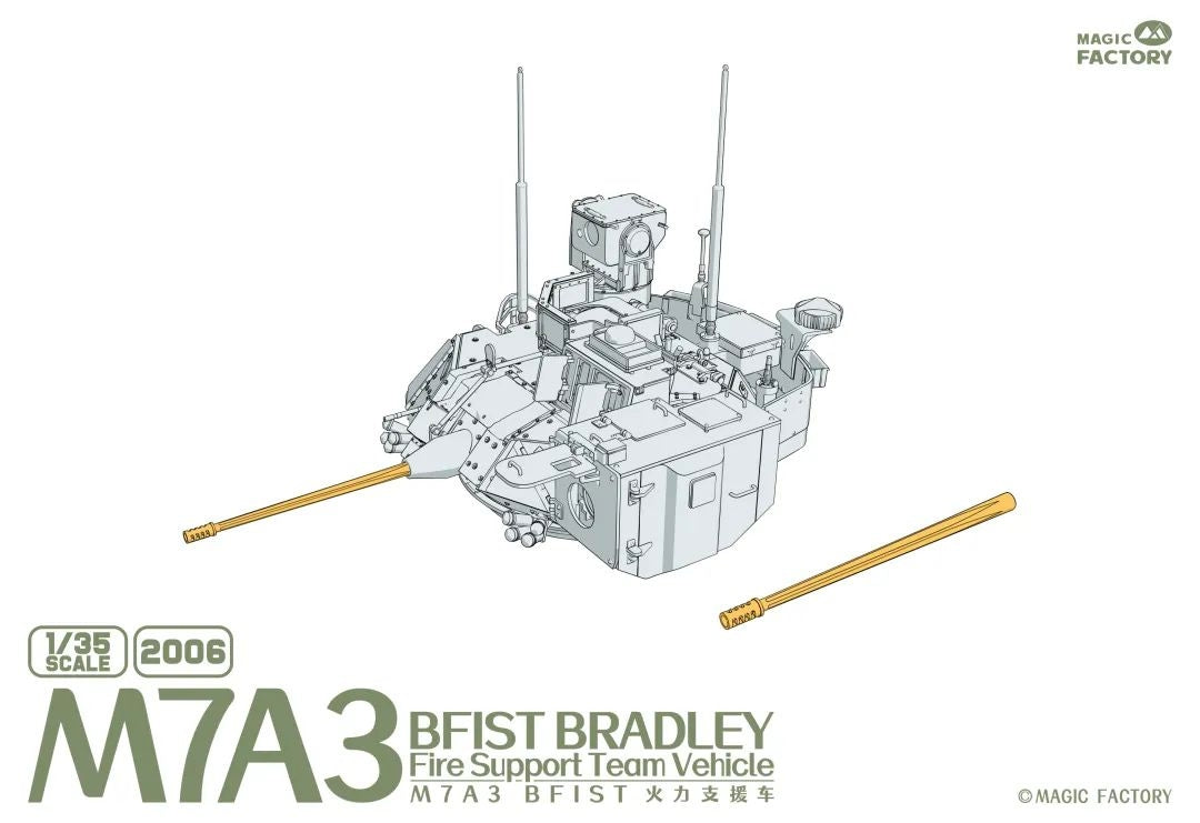 Magic Factory 2006 M7A3 BFIST Bradley Fire Support Team Vehicle 1/35 – obrázek 10