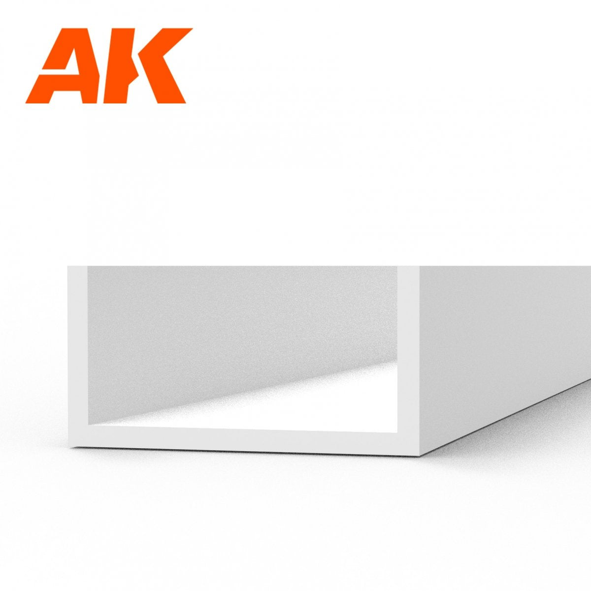 AK Interactive AK6557 CHANNEL 5.0 WIDTH X 350MM – STYRENE U CHANNEL – (3 UNITS) – imagen 2