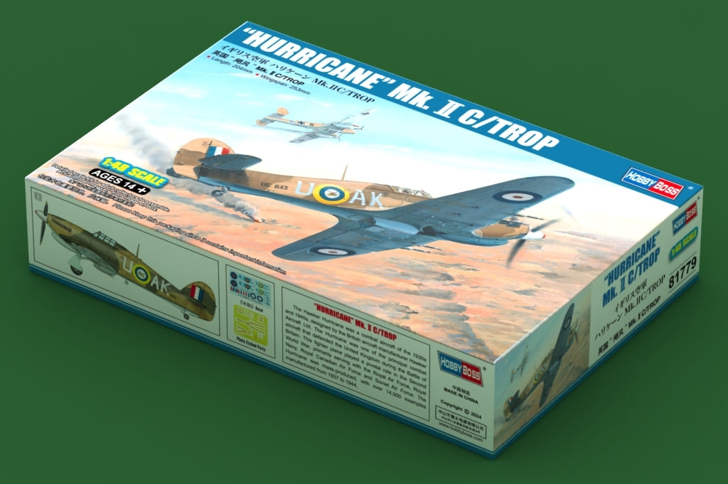 Hobby Boss 81779 Hawker Hurricane Mk.IIc / Trop 1/48 – Bild 2