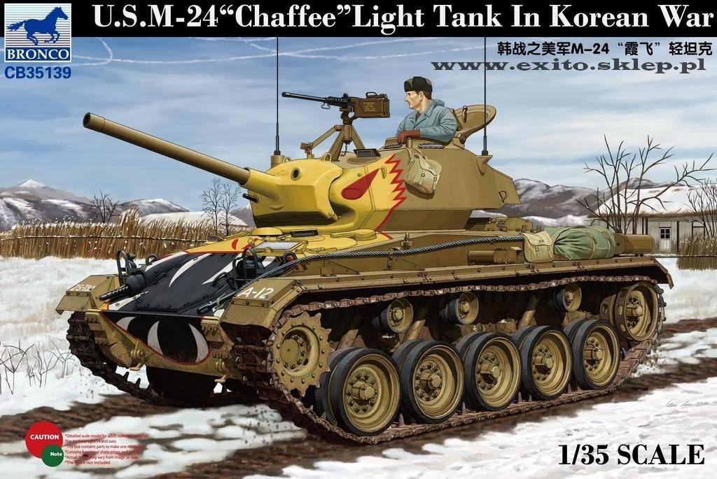 Bronco CB35139 US M-24 Chaffee Light Tank in Korean War (1/35)