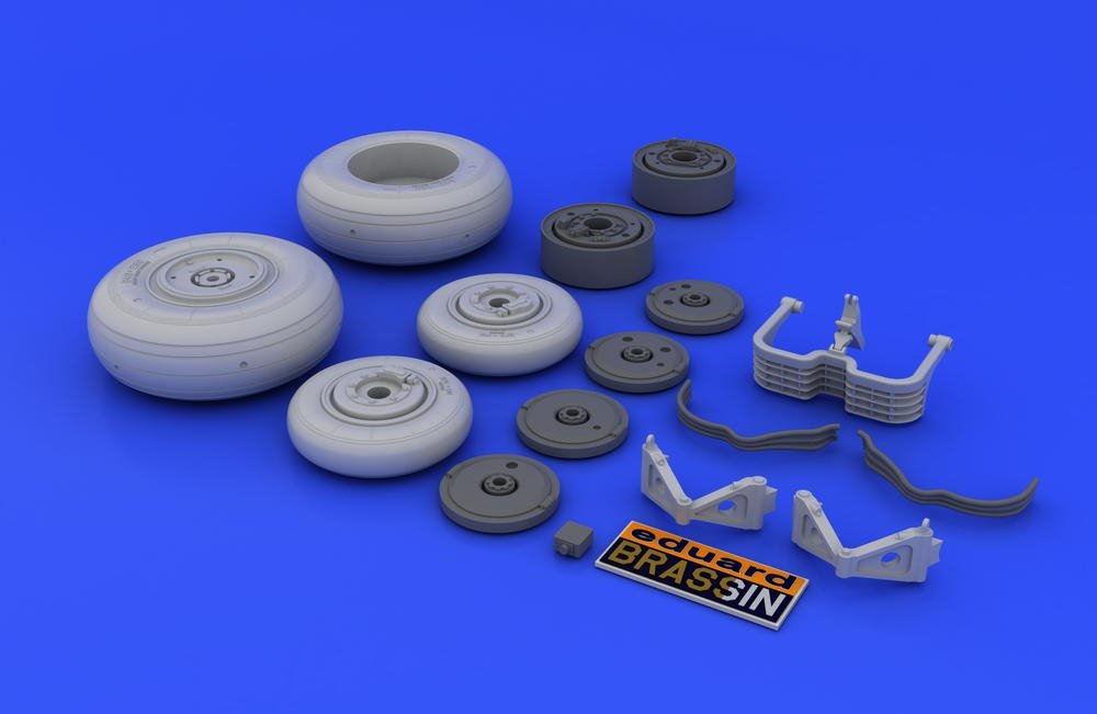 Eduard 648037 MiG-29 wheels 1/48 (Eduard, Academy) – obrázek 7