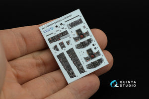 Quinta Studio QD48223 F-104S/ASA 3D-Printed &amp;amp; colored Interior on decal paper (Kinetic) 1/48 – image 3