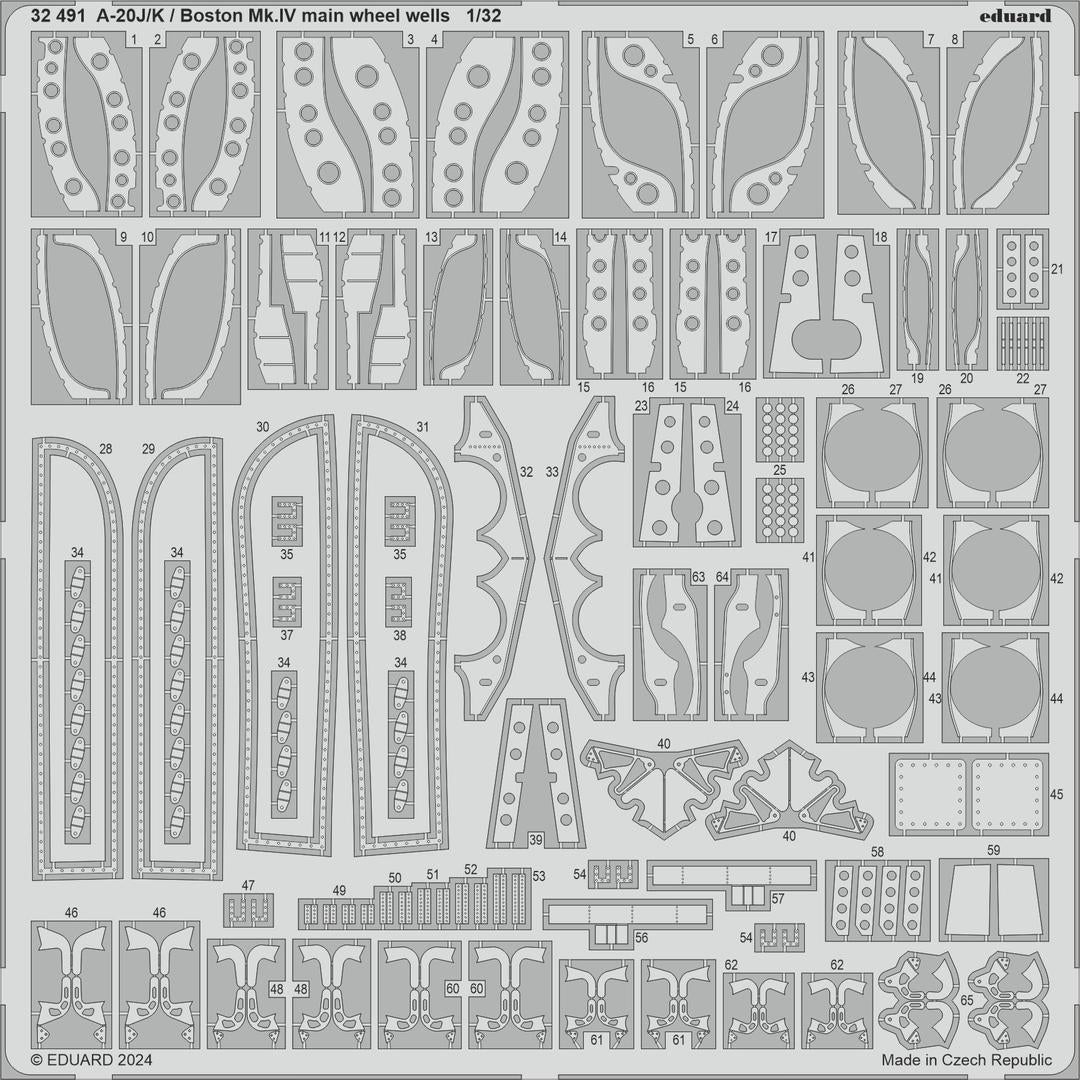 Eduard BIG33161 A-20J/ K HONG KONG MODELS 1/32 – obrázek 3