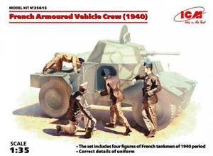 ICM 35615 French Armored Vehicle Crew (1940) 1/35
