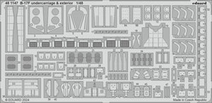 Eduard 481147 B-17F undercarriage exterior EDUARD 1/48