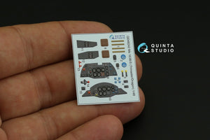 Quinta Studio QD48242 Me 163B/S 3D-Printed &amp;amp; colored Interior on decal paper (Dragon) 1/48 – image 4