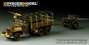Voyager Model PE35449 WWII US 3inch M5 ATG/w M1 or 105mm Howitzer M2A1Carriage 2in1 For AFV CLUB 35S64 and 35160 1/35 – Bild 9