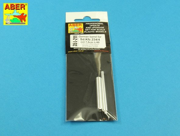 Aber 35L-211 German barrel for Sd.Kfz.234/4 mit 7.5cm L/48 (1/35) – Bild 7