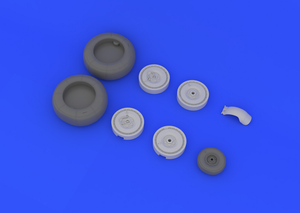 Eduard 632024 Ju 88 wheels late 1/32 (Revell) – Bild 6