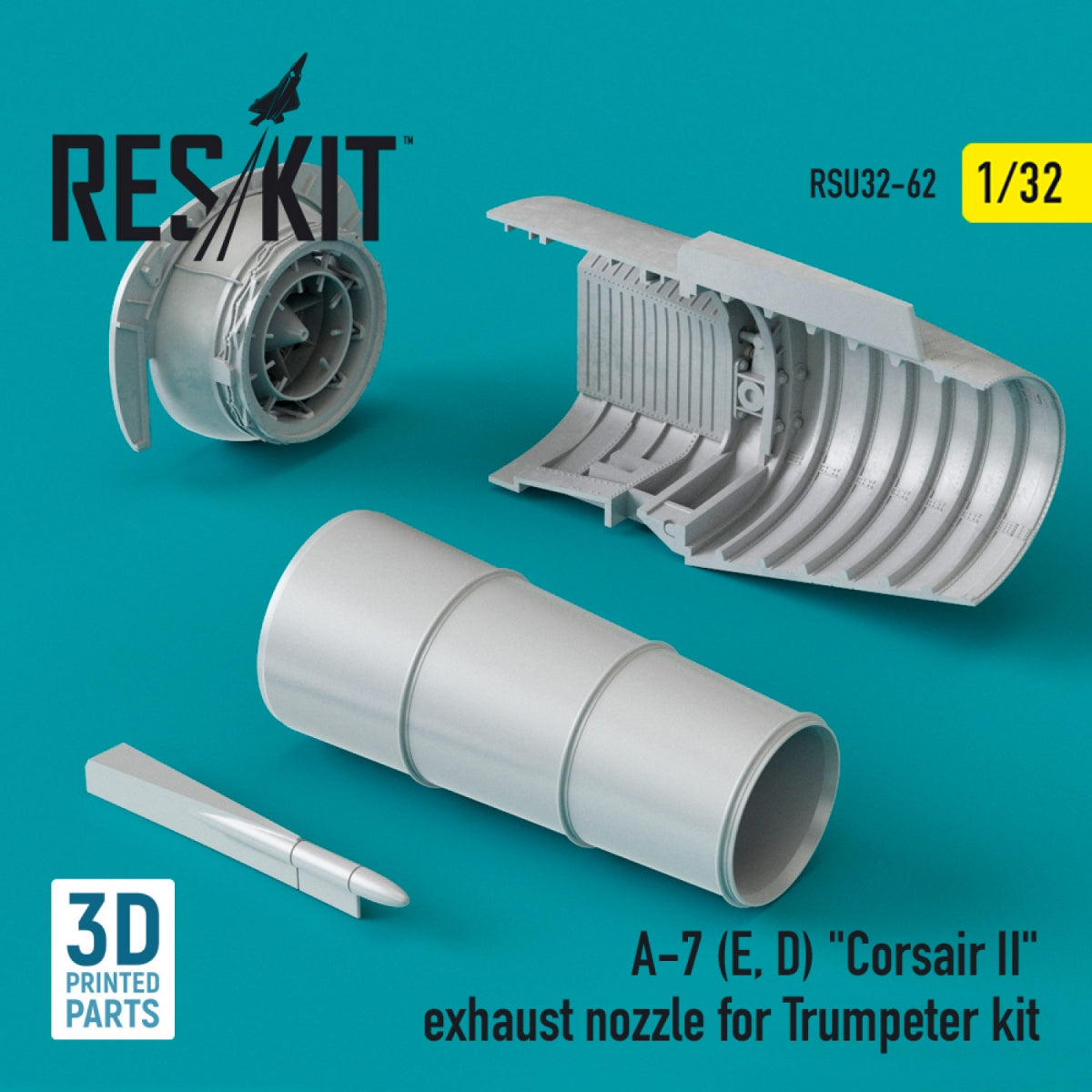 RESKIT RSU32-0062 A-7 (E, D) &amp;quot;CORSAIR II&amp;quot; EXHAUST NOZZLE FOR TRUMPETER KIT 1/32 – Bild 2