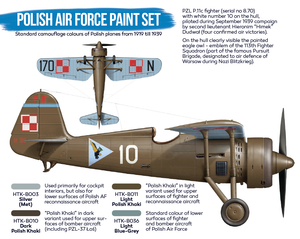 Hataka HTK-BS01 BLUE LINE – Polish Air Force paint set 4x17ml – image 3