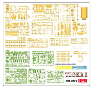 Rye Field Model 5080 Tiger I Late Production Zimmerit &amp;amp; Full Interior 1/35 – image 7