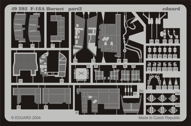 Eduard 49293 F-18A 1/48 Hasegawa – obrázek 3