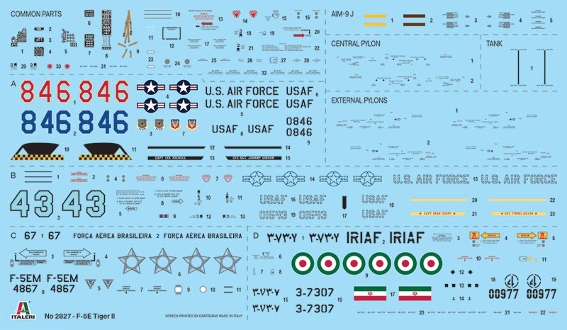 Italeri 2827 F-5E Tiger II 1/48 – image 3